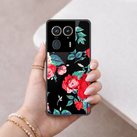 Motorola Edge 50 Ultra Cover - Floral Series - HQ Premium Shine Durable Shatterproof Case