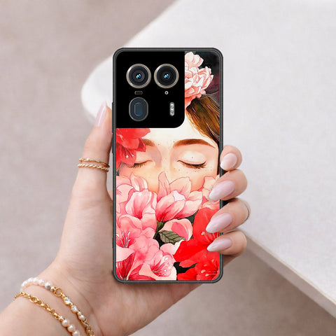 Motorola Edge 50 Ultra Cover - Floral Series - HQ Premium Shine Durable Shatterproof Case