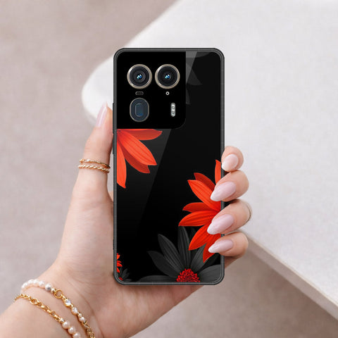 Motorola Edge 50 Ultra Cover - Floral Series 2 - HQ Premium Shine Durable Shatterproof Case
