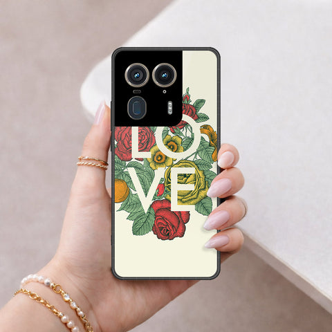 Motorola Edge 50 Ultra Cover - Floral Series 2 - HQ Premium Shine Durable Shatterproof Case