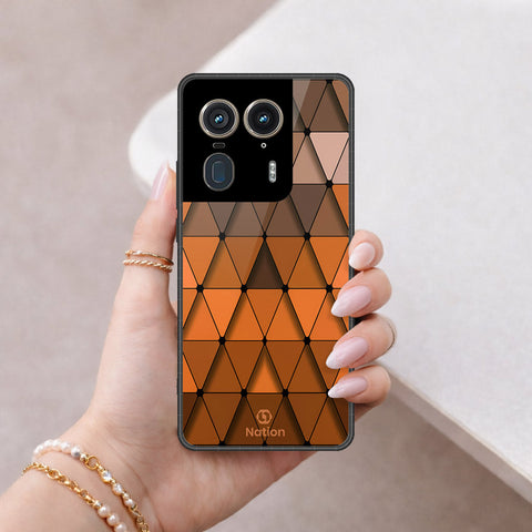 Motorola Edge 50 Ultra Cover - Onation Pyramid Series - HQ Premium Shine Durable Shatterproof Case