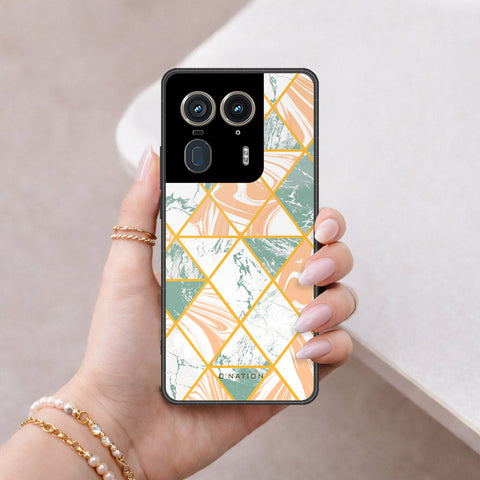 Motorola Edge 50 Ultra Cover - O'Nation Shades of Marble Series - HQ Premium Shine Durable Shatterproof Case