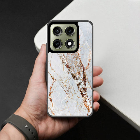 Motorola Edge 70 Pro Plus Cover - White Marble Series - HQ Ultra Shine Premium Infinity Glass Soft Silicon Borders Case