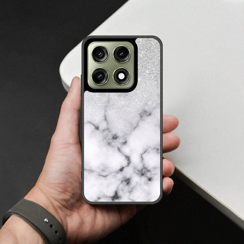 Motorola Edge 70 Pro Plus Cover - White Marble Series - HQ Ultra Shine Premium Infinity Glass Soft Silicon Borders Case