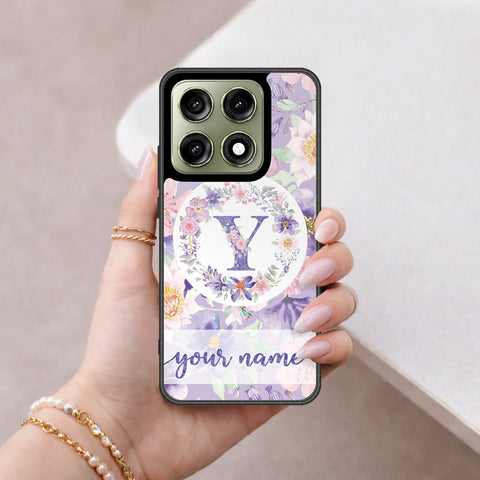 Motorola Edge 70 Pro Plus Cover - Personalized Alphabet Series - HQ Ultra Shine Premium Infinity Glass Soft Silicon Borders Case