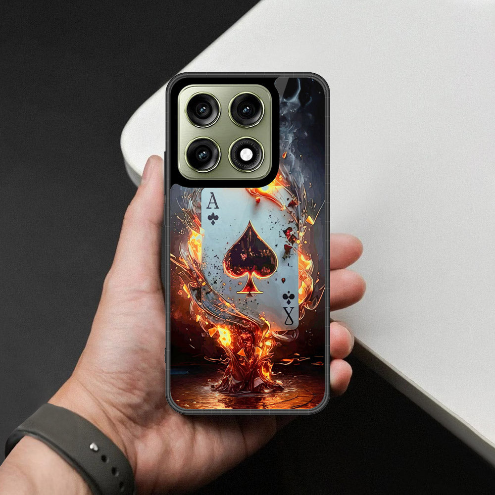 Motorola Edge 70 Pro Cover - Ace of Fire Rising Star Design - HQ Ultra Shine Premium Infinity Glass Soft Silicon Borders Case