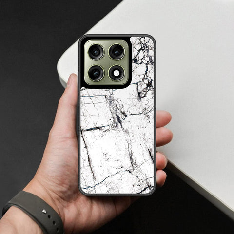 Motorola Edge 70 Pro Plus Cover - White Marble Series 2 - HQ Ultra Shine Premium Infinity Glass Soft Silicon Borders Case