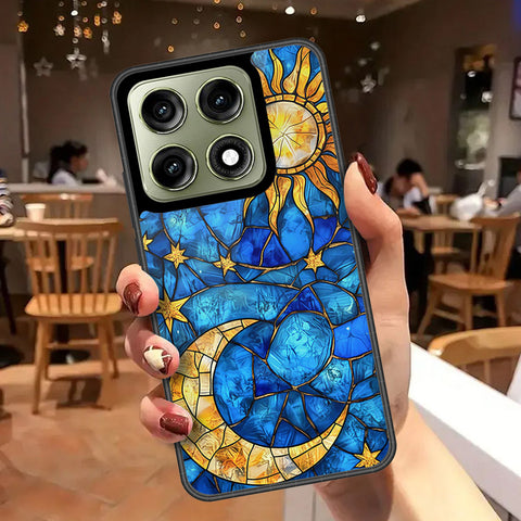 Motorola Edge 70 Pro Plus Cover - Celestial Starry Universe Series - HQ Ultra Shine Premium Infinity Glass Soft Silicon Borders Case