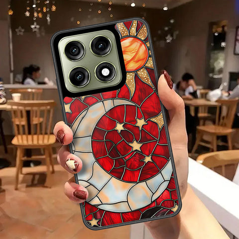 Motorola Edge 70 Pro Plus Cover - Celestial Starry Universe Series - HQ Ultra Shine Premium Infinity Glass Soft Silicon Borders Case