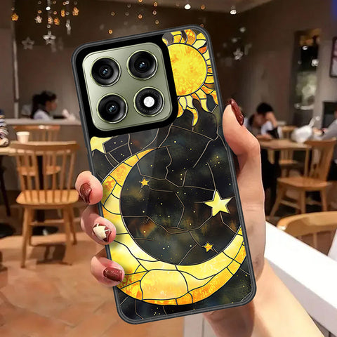Motorola Edge 70 Pro Plus Cover - Celestial Starry Universe Series - HQ Ultra Shine Premium Infinity Glass Soft Silicon Borders Case