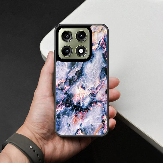 Motorola Edge 70 Pro Cover - Colorful Marble Series - HQ Ultra Shine Premium Infinity Glass Soft Silicon Borders Case