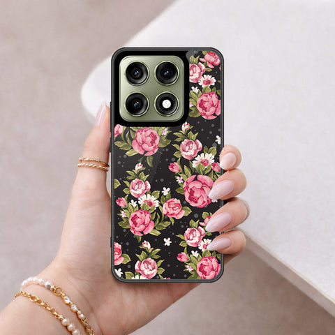 Motorola Edge 70 Pro Plus Cover - Floral Series - HQ Ultra Shine Premium Infinity Glass Soft Silicon Borders Case