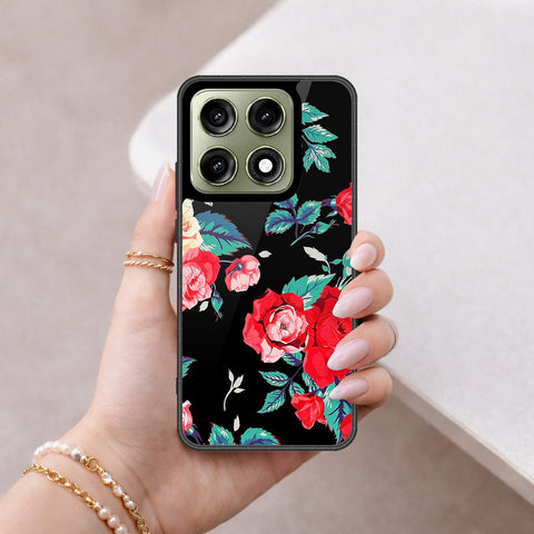 Motorola Edge 70 Pro Plus Cover - Floral Series - HQ Ultra Shine Premium Infinity Glass Soft Silicon Borders Case