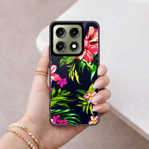 Motorola Edge 70 Pro Plus Cover - Floral Series - HQ Ultra Shine Premium Infinity Glass Soft Silicon Borders Case