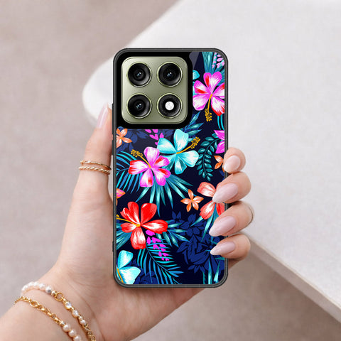 Motorola Edge 70 Pro Plus Cover - Floral Series - HQ Ultra Shine Premium Infinity Glass Soft Silicon Borders Case