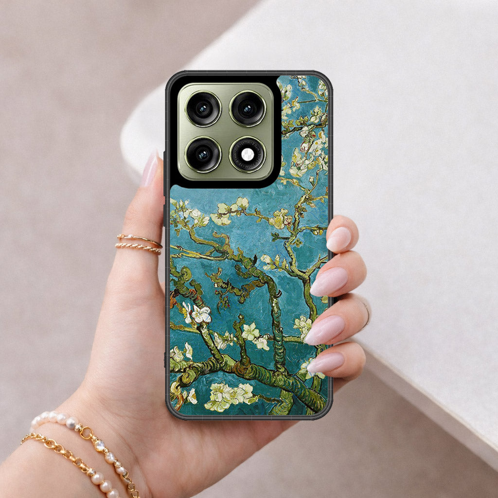 Motorola Edge 70 Pro Plus Cover - Floral Series 2 - HQ Ultra Shine Premium Infinity Glass Soft Silicon Borders Case