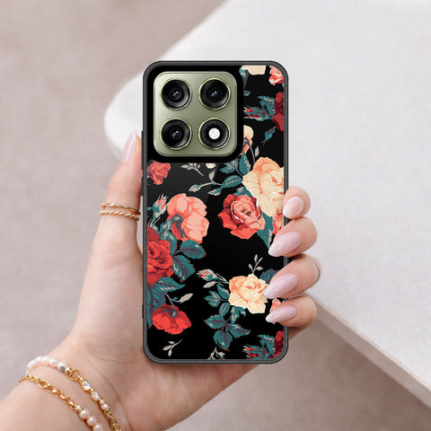 Motorola Edge 70 Pro Plus Cover - Floral Series 2 - HQ Ultra Shine Premium Infinity Glass Soft Silicon Borders Case