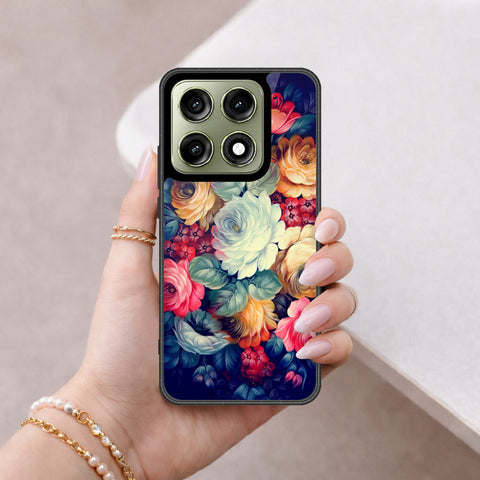 Motorola Edge 70 Pro Plus Cover - Floral Series 2 - HQ Ultra Shine Premium Infinity Glass Soft Silicon Borders Case