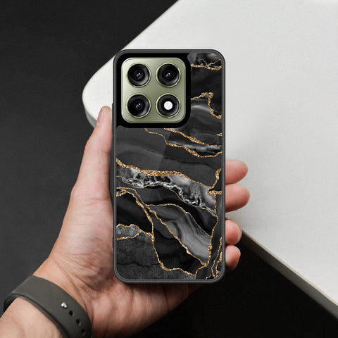 Motorola Edge 70 Pro Plus Cover - Black Marble Series - HQ Ultra Shine Premium Infinity Glass Soft Silicon Borders Case