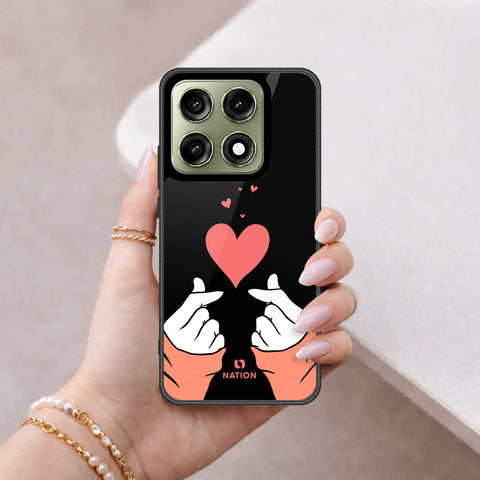Motorola Edge 70 Pro Plus Cover - Onation Heart Series - HQ Ultra Shine Premium Infinity Glass Soft Silicon Borders Case