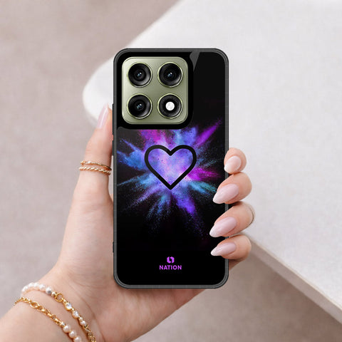 Motorola Edge 70 Pro Plus Cover - Onation Heart Series - HQ Ultra Shine Premium Infinity Glass Soft Silicon Borders Case