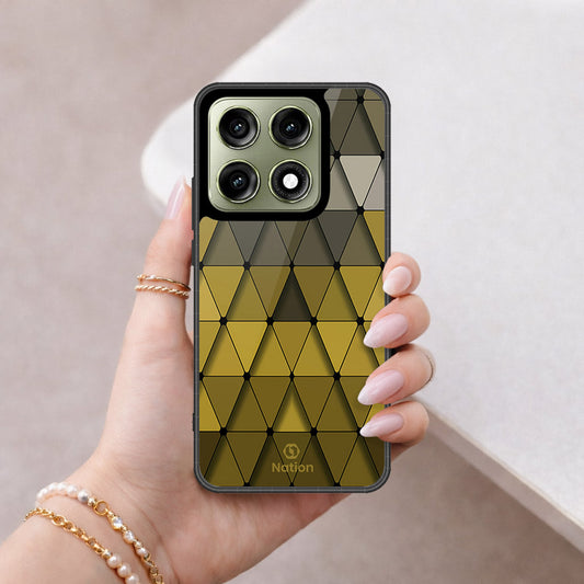Motorola Edge 70 Pro Cover - Onation Pyramid Series - HQ Ultra Shine Premium Infinity Glass Soft Silicon Borders Case