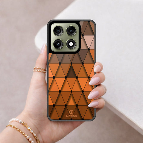 Motorola Edge 70 Pro Plus Cover - Onation Pyramid Series - HQ Ultra Shine Premium Infinity Glass Soft Silicon Borders Case