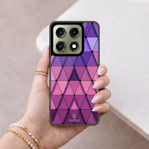 Motorola Edge 70 Pro Plus Cover - Onation Pyramid Series - HQ Ultra Shine Premium Infinity Glass Soft Silicon Borders Case