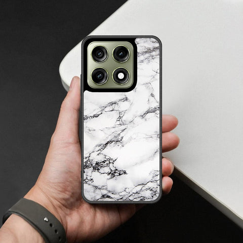 Motorola Edge 70 Pro Plus Cover - White Marble Series - HQ Ultra Shine Premium Infinity Glass Soft Silicon Borders Case