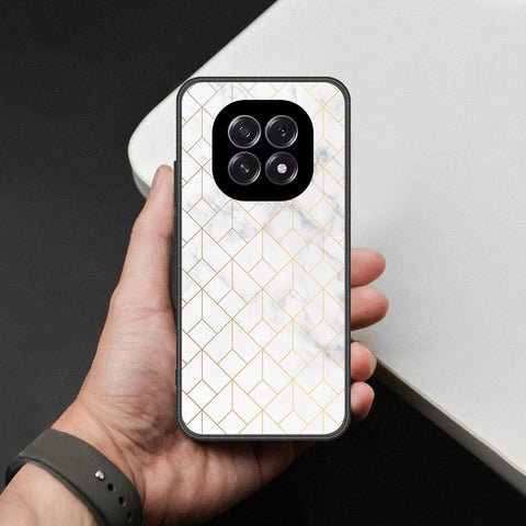 Oppo F29 Cover - White Marble Series 2 - HQ Premium Shine Durable Shatterproof Case