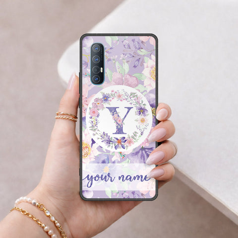 Oppo Find X2 Neo Cover - Personalized Alphabet Series - HQ Premium Shine Durable Shatterproof Case