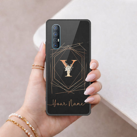 Oppo Find X2 Neo Cover - Personalized Alphabet Series - HQ Premium Shine Durable Shatterproof Case