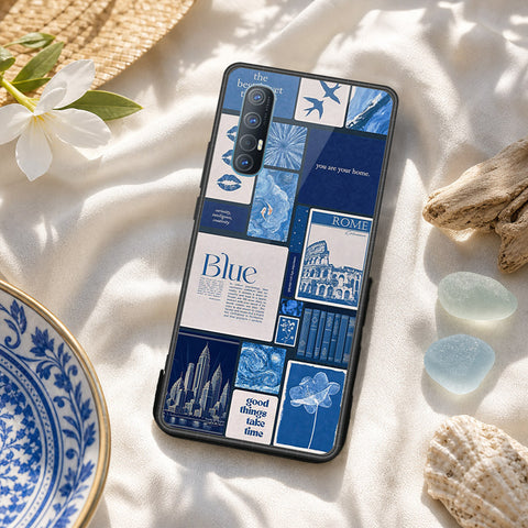Oppo Reno 3 Pro 5G Cover - ONation Aesthetic Collage Series - HQ Premium Shine Durable Shatterproof Case