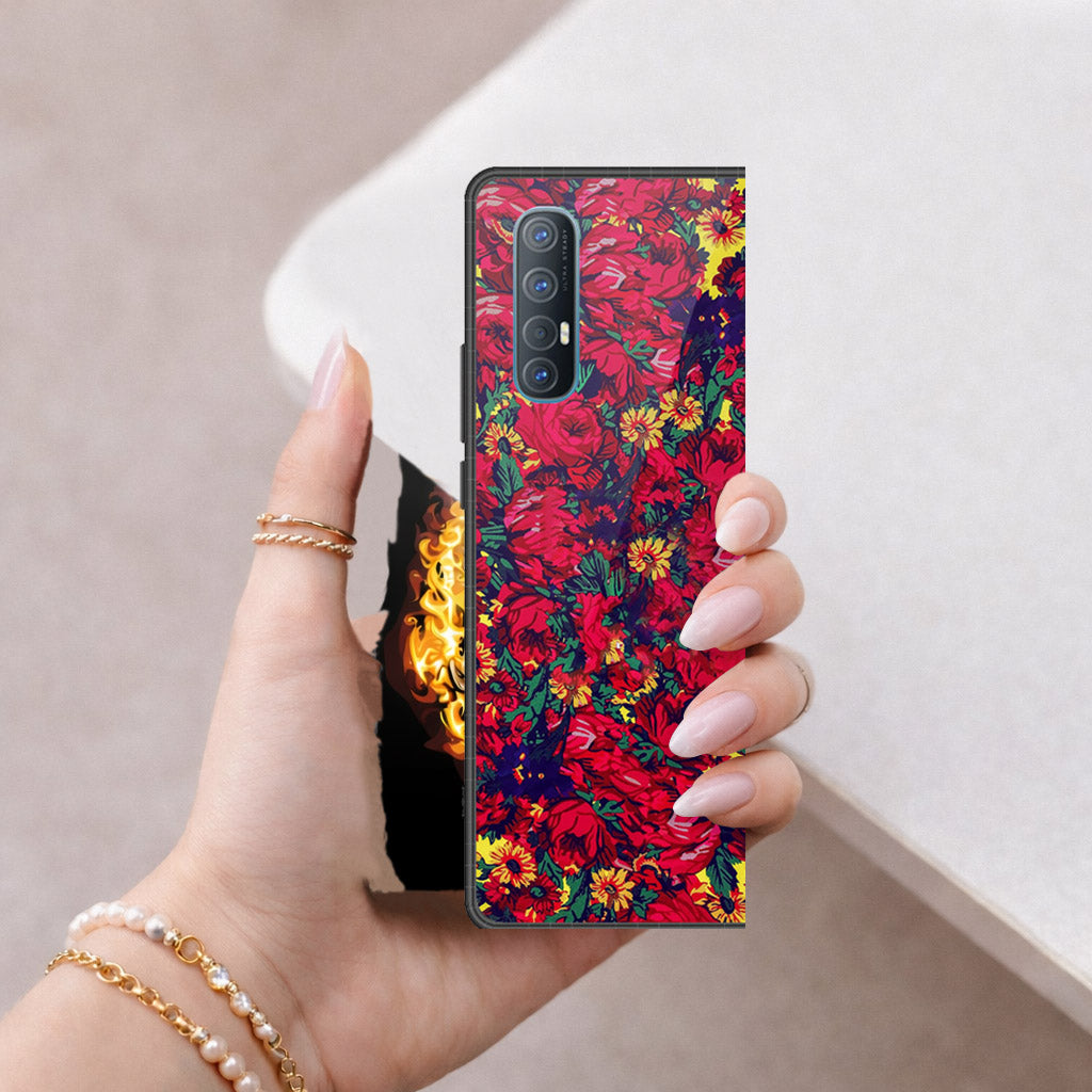 Oppo Reno 3 Pro 5G Cover - Floral Series - HQ Premium Shine Durable Shatterproof Case