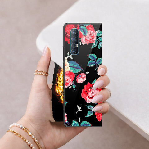 Oppo Reno 3 Pro 5G Cover - Floral Series - HQ Premium Shine Durable Shatterproof Case