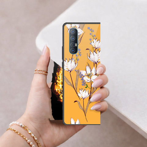 Oppo Reno 3 Pro 5G Cover - Floral Series - HQ Premium Shine Durable Shatterproof Case
