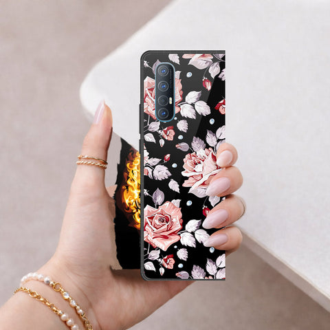 Oppo Reno 3 Pro 5G Cover - Floral Series - HQ Premium Shine Durable Shatterproof Case