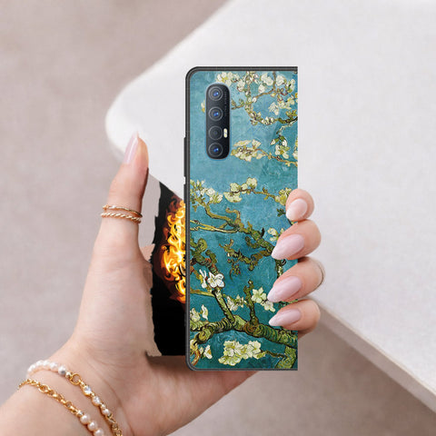 Oppo Find X2 Neo Cover - Floral Series 2 - HQ Premium Shine Durable Shatterproof Case