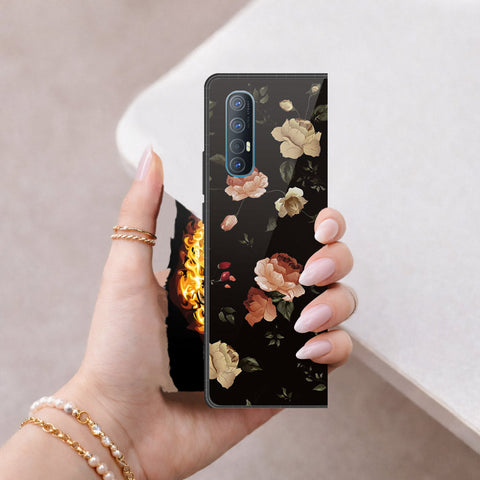 Oppo Find X2 Neo Cover - Floral Series 2 - HQ Premium Shine Durable Shatterproof Case