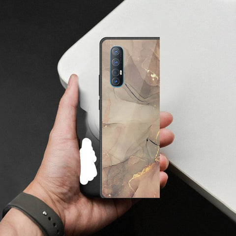 Oppo Reno 3 Pro 5G Cover - Mystic Marble Series - HQ Premium Shine Durable Shatterproof Case