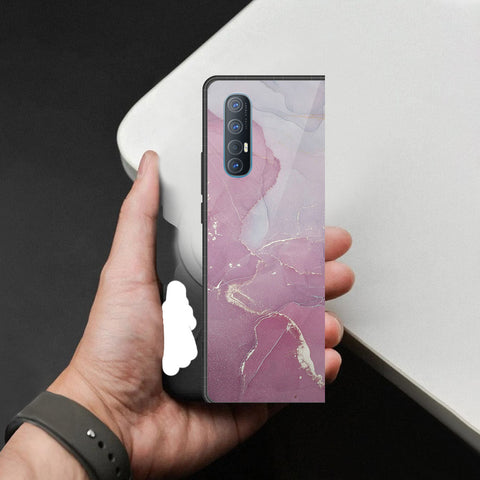 Oppo Reno 3 Pro 5G Cover - Mystic Marble Series - HQ Premium Shine Durable Shatterproof Case