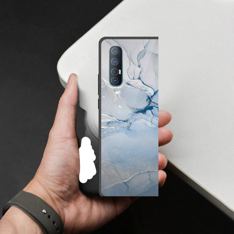 Oppo Reno 3 Pro 5G Cover - Mystic Marble Series - HQ Premium Shine Durable Shatterproof Case