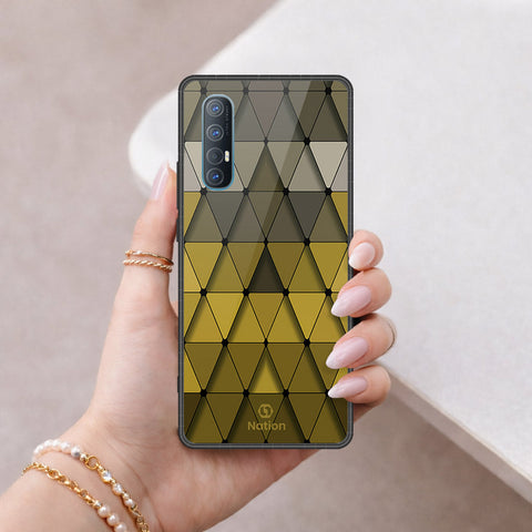 Oppo Reno 3 Pro 5G Cover - Onation Pyramid Series - HQ Premium Shine Durable Shatterproof Case