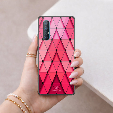 Oppo Reno 3 Pro 5G Cover - Onation Pyramid Series - HQ Premium Shine Durable Shatterproof Case