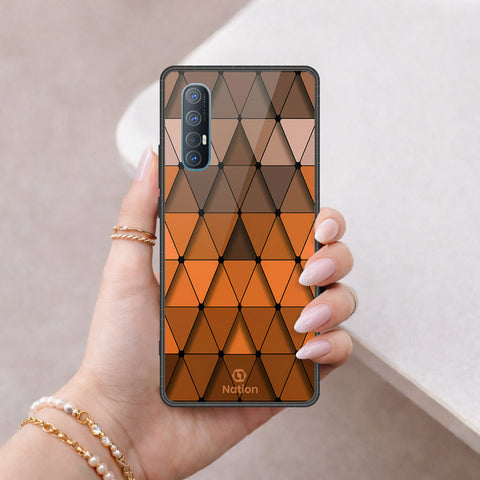 Oppo Reno 3 Pro 5G Cover - Onation Pyramid Series - HQ Premium Shine Durable Shatterproof Case
