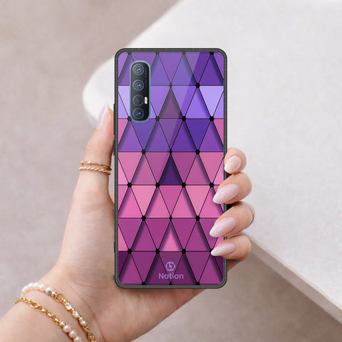 Oppo Reno 3 Pro 5G Cover - Onation Pyramid Series - HQ Premium Shine Durable Shatterproof Case