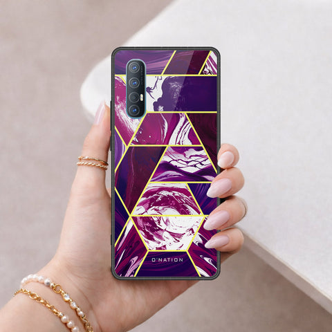 Oppo Reno 3 Pro 5G Cover - O'Nation Shades of Marble Series - HQ Premium Shine Durable Shatterproof Case