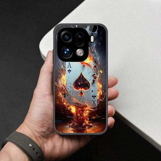 Oppo Find X9 Pro Cover - Ace of Fire Rising Star Design - HQ Premium Shine Durable Shatterproof Case