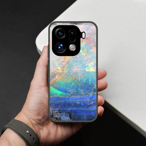 Oppo Find X9 Pro Cover - Colorful Marble Series - HQ Premium Shine Durable Shatterproof Case