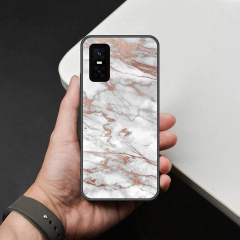 Infinix GT 30 Pro Cover - White Marble Series 2 - HQ Premium Shine Durable Shatterproof Case